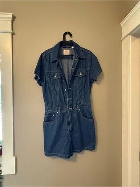 Levi’s Denim Short Romper